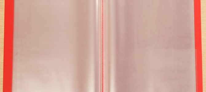 金具を使わずに本文にセットするファイル