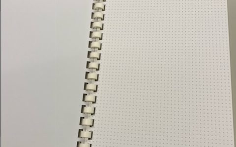 ペーパーリング製本のノートを作りませんか？